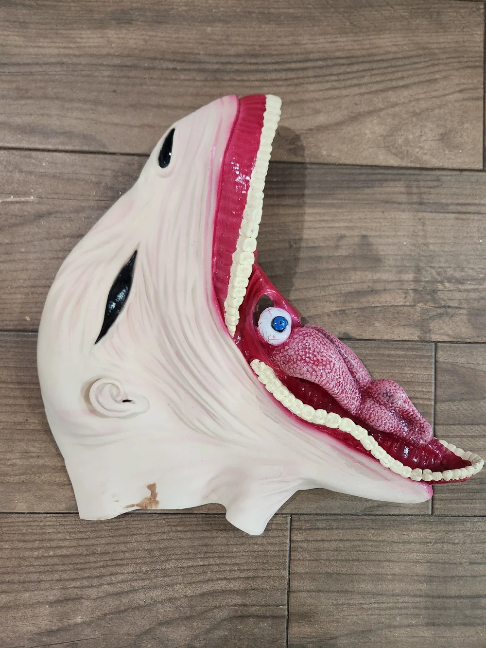 Adult Beetlejuice Costume Rubie's Full Latex Mask Men's Women's Monster Barbara